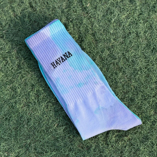 purple mint Tie Dye Socks