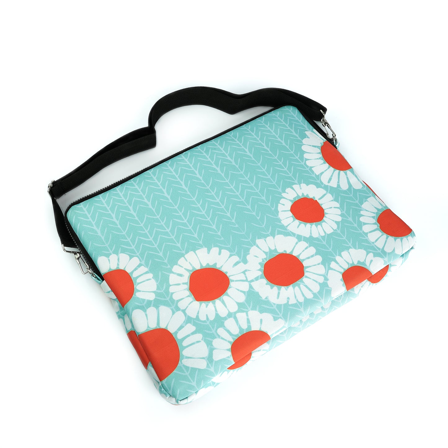 White Flower 15.6 inch Laptop Sleeve