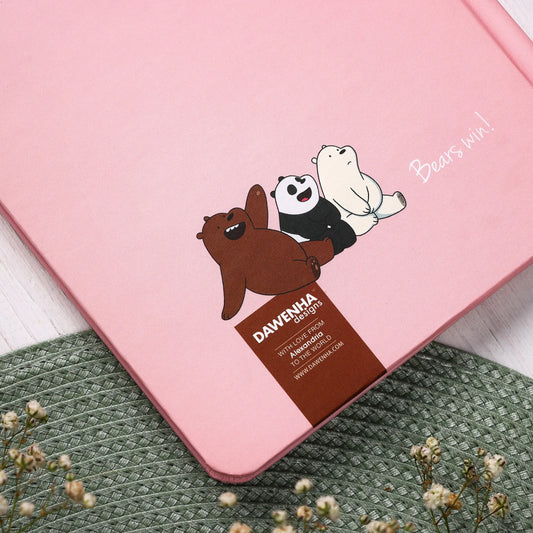 Bear Win Pink | Safezone Notebook - dotgallery