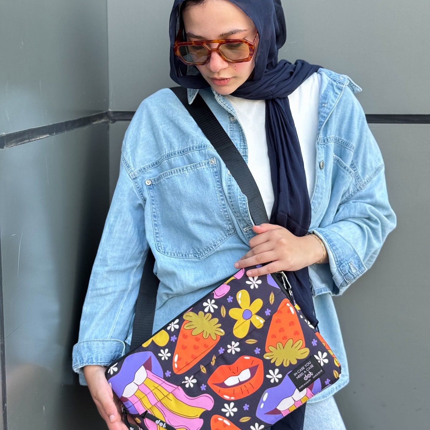 Pop explosion in black 13 inch Laptop Sleeve