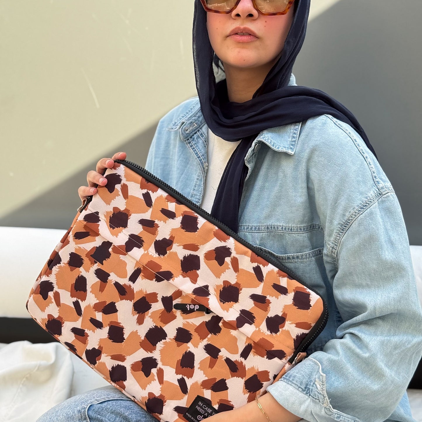 Leopard print 15.6 inch Laptop Sleeve