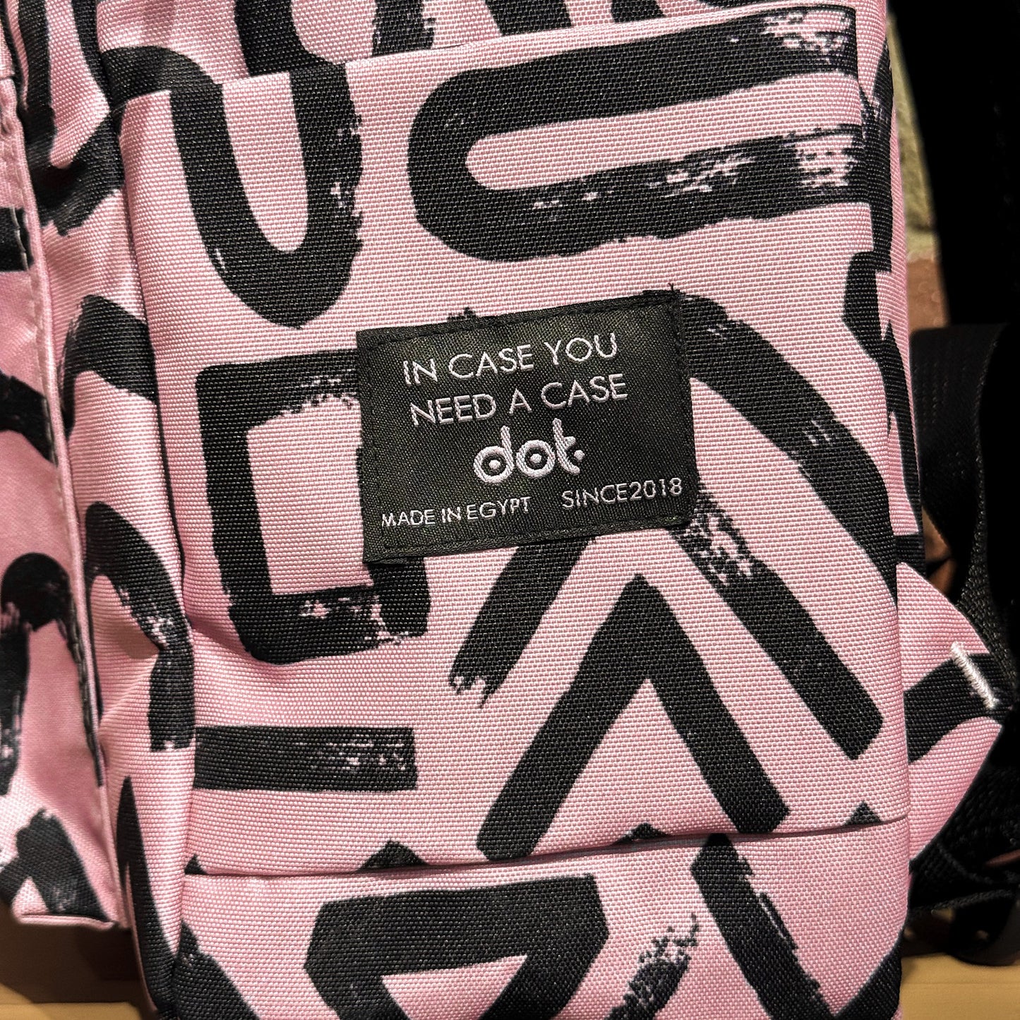 Abstract doodles in pink Backpack