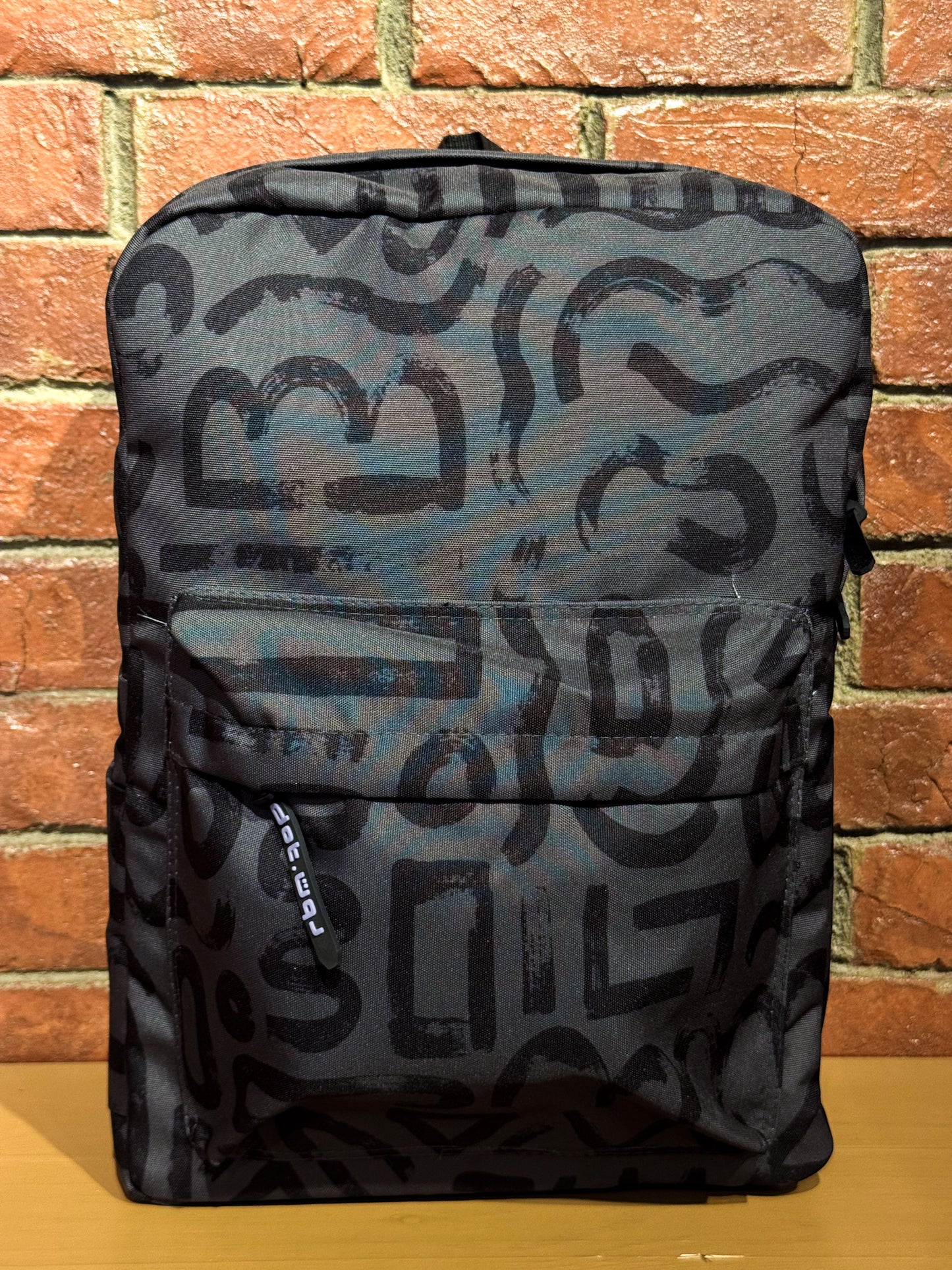 Abstract Doodles In Black Backpack