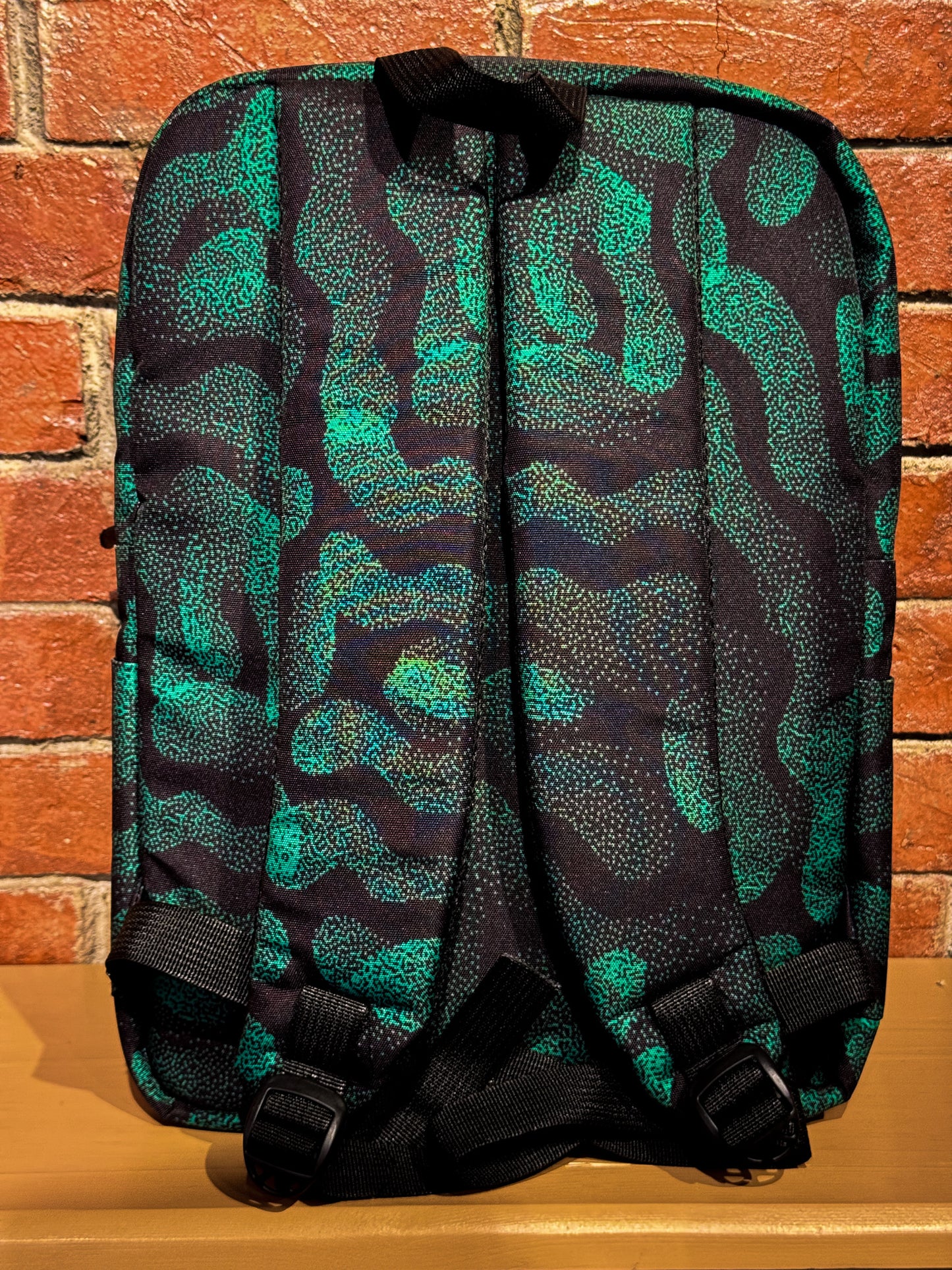 Paisley Forest Green Backpack