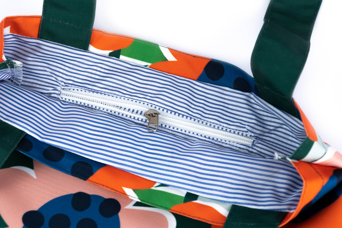 Green Flower Tote Bag