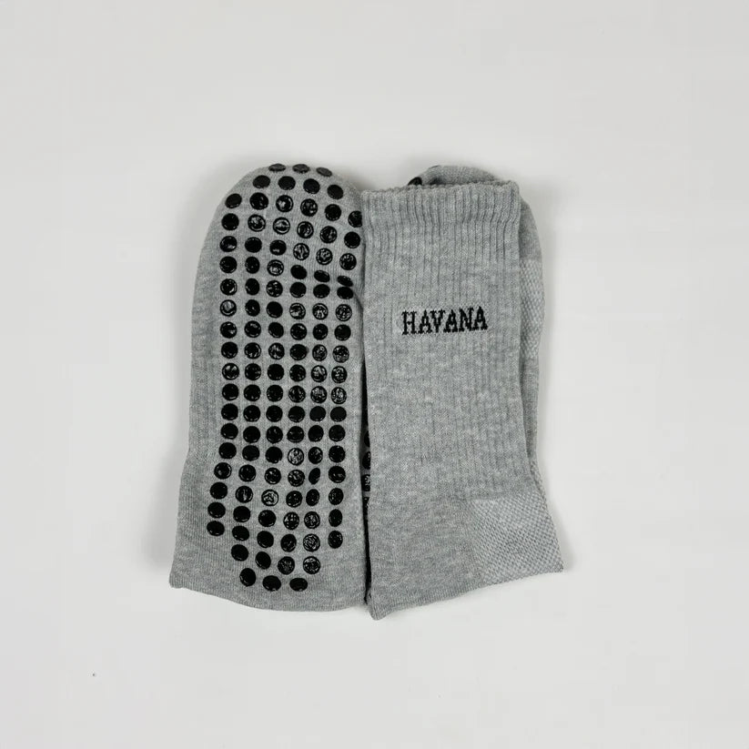 Silicone Grey Socks