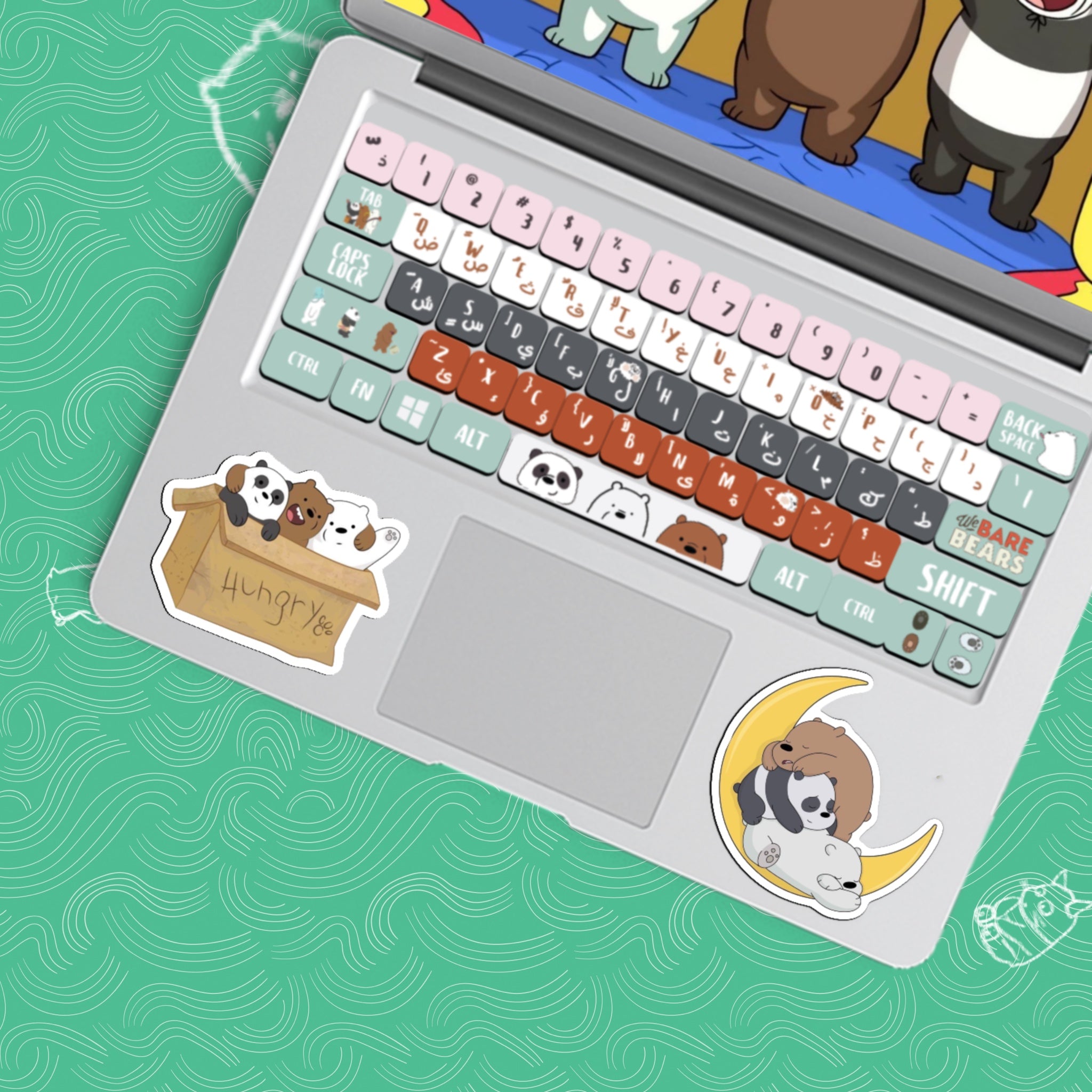 3 bears keyboard dotgallery