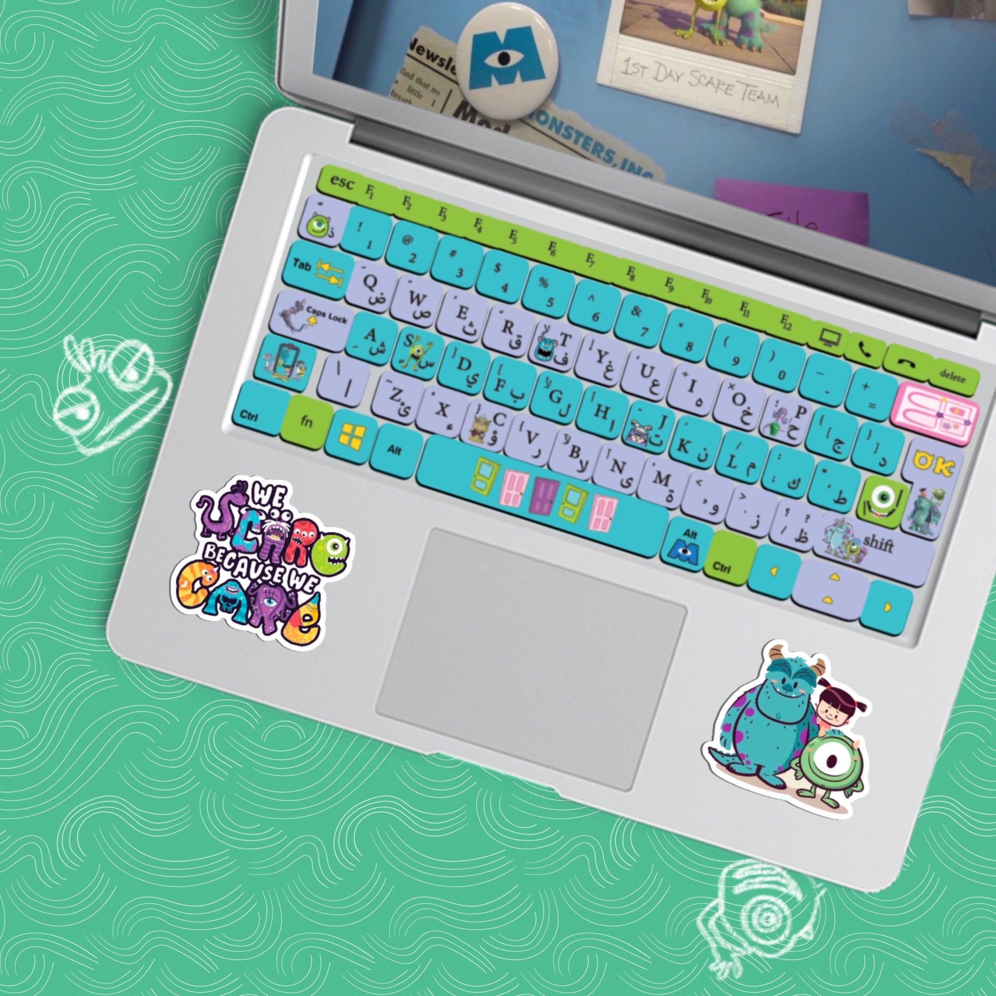 monsters inc keyboard dotgallery