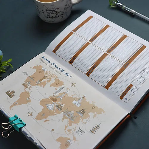 رُبما نمشي Weekly planner + poster