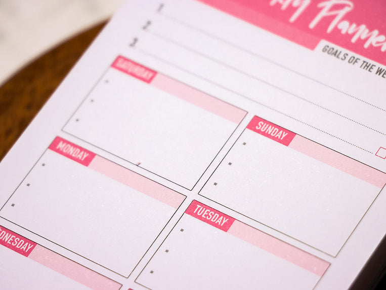Weekly Planner Asian Style
