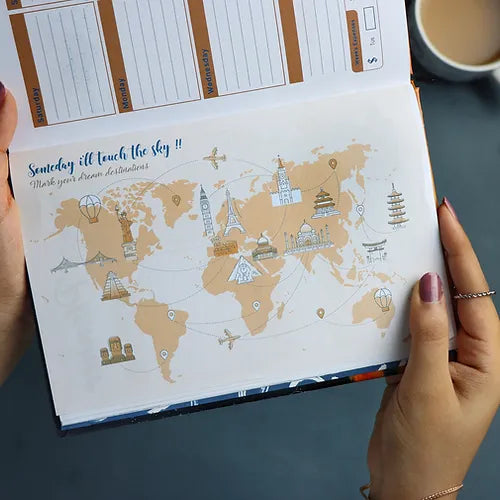 مُجرد التَفكير بِك Weekly planner + poster