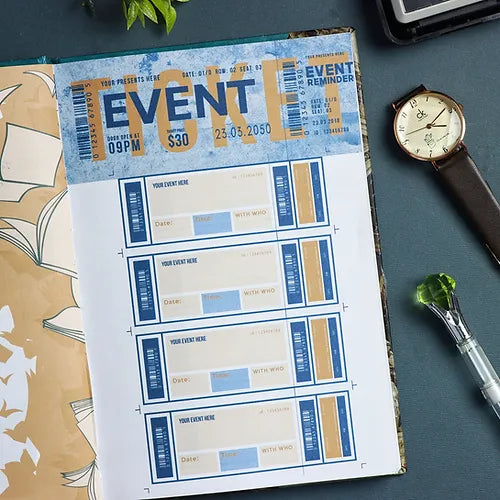 رُبما نمشي Weekly planner + poster