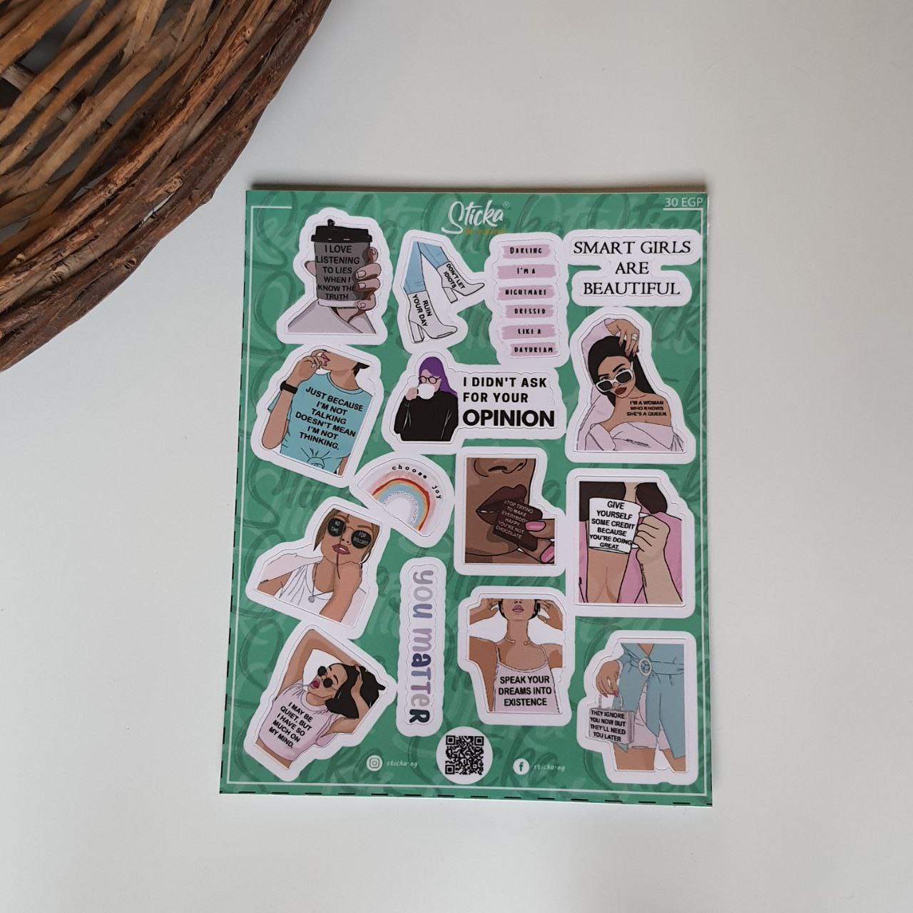 Smart Girls sticker