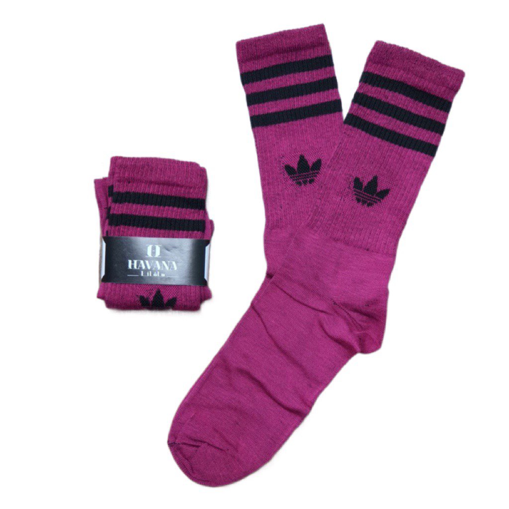 adidas purple socks