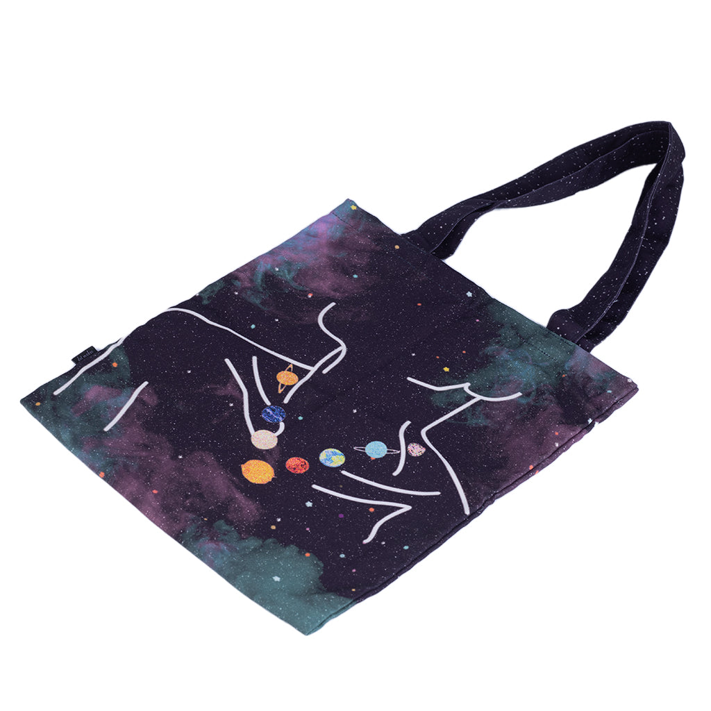 Planets Necklace Tote Bag
