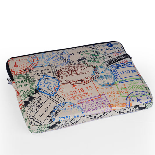 Stamps 15.6 inch Laptop Sleeve - dotgallery