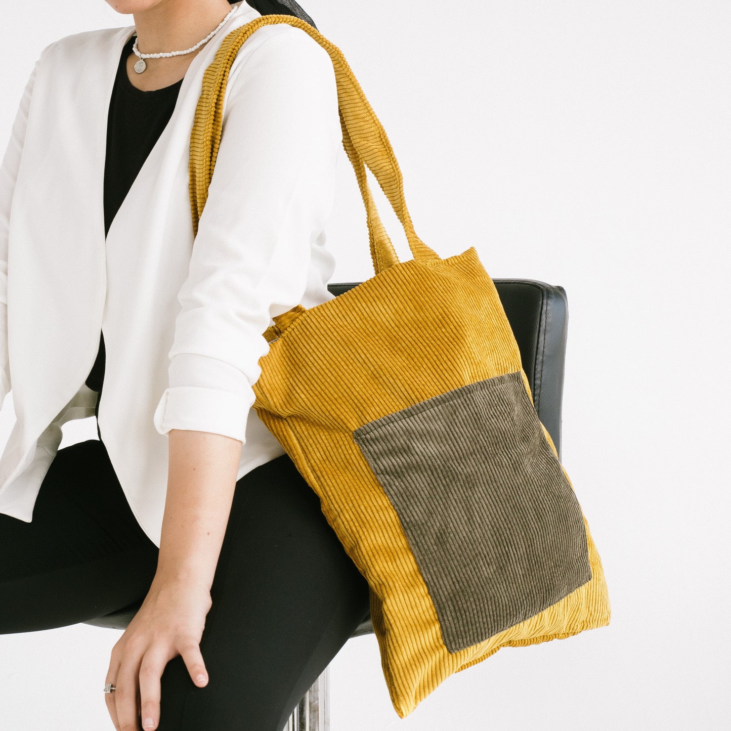 Basic Yellow Tote Bag - dotgallery