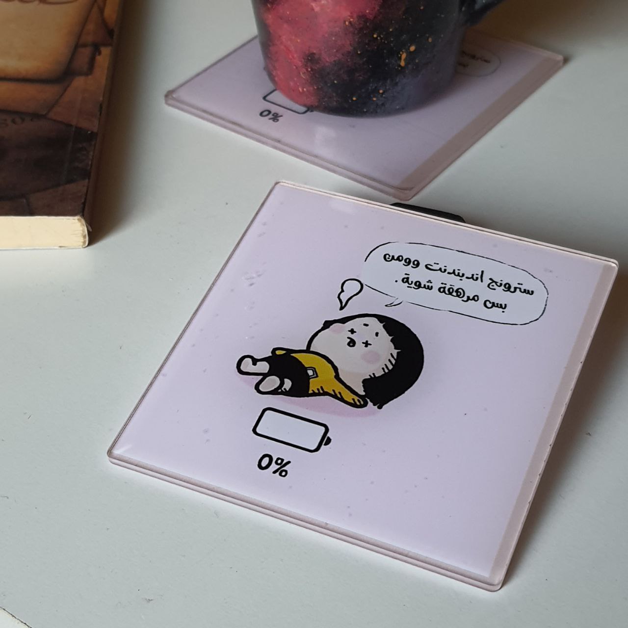 strong independent woman coaster