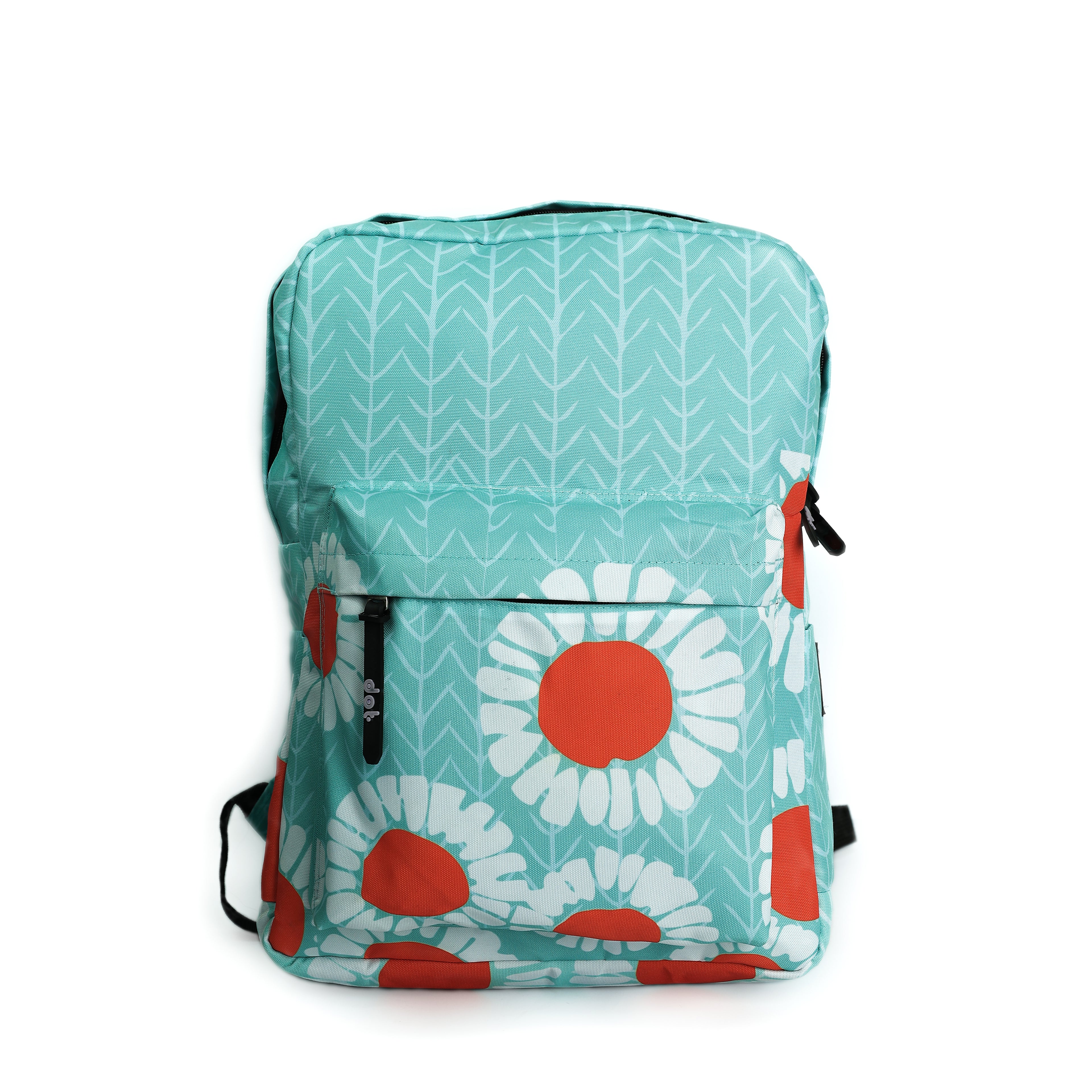 White Flower Backpack - dotgallery