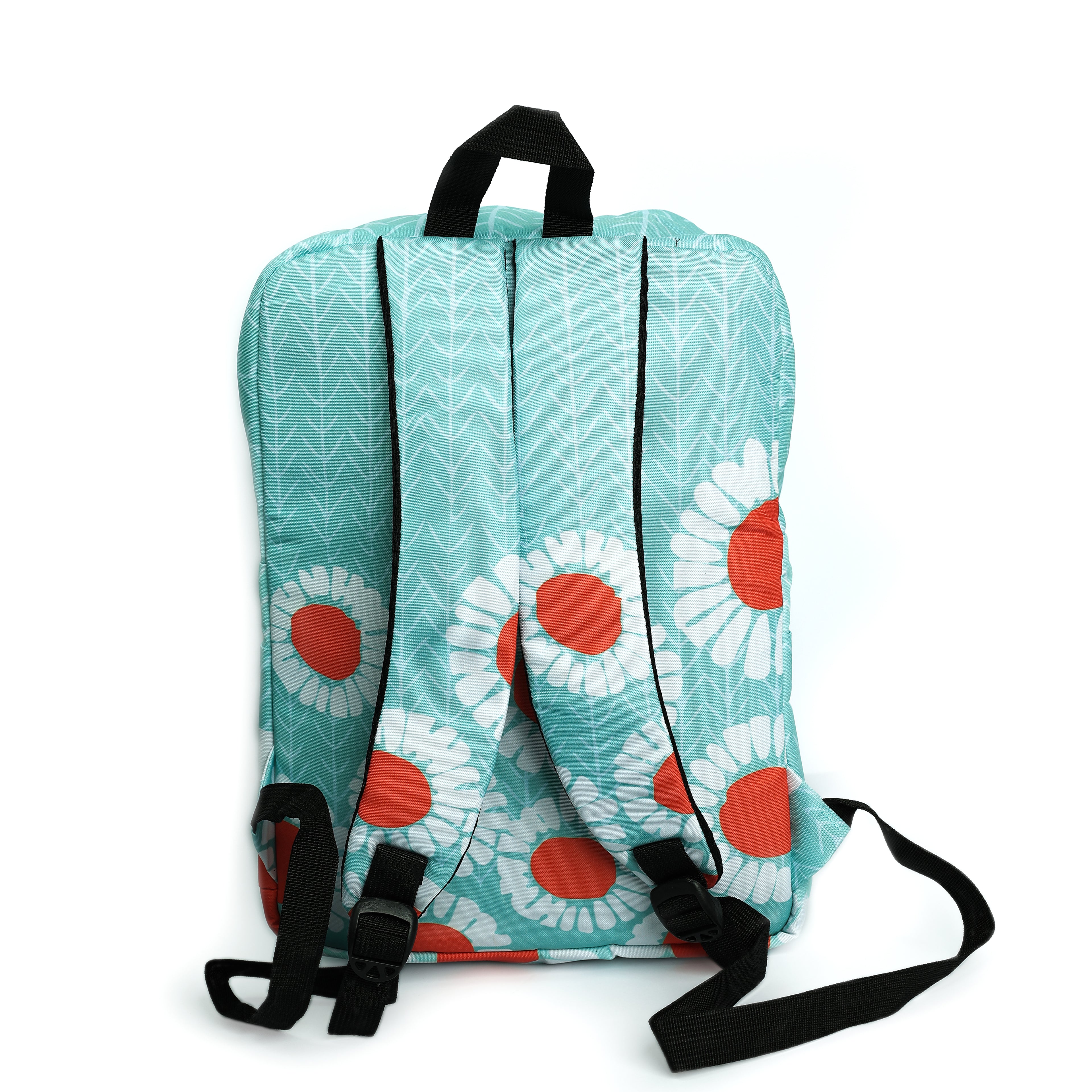 White Flower Backpack - dotgallery