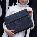Midnight Doodles 15.6 inch Laptop Sleeve - dotgallery