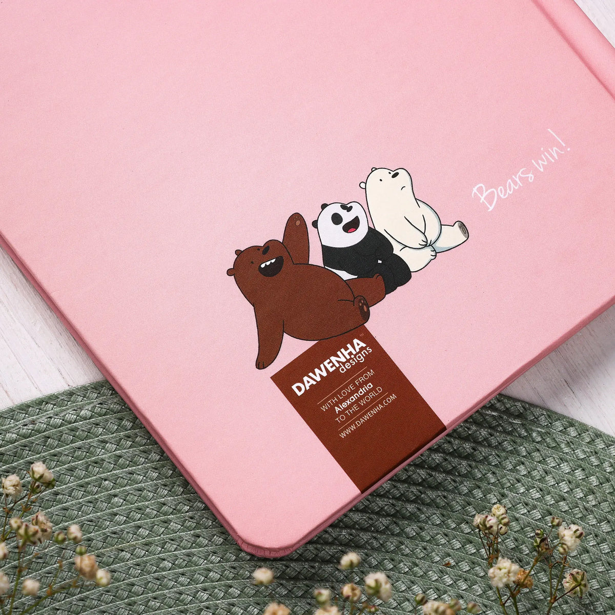 Bear Win Pink | Safezone Notebook - dotgallery