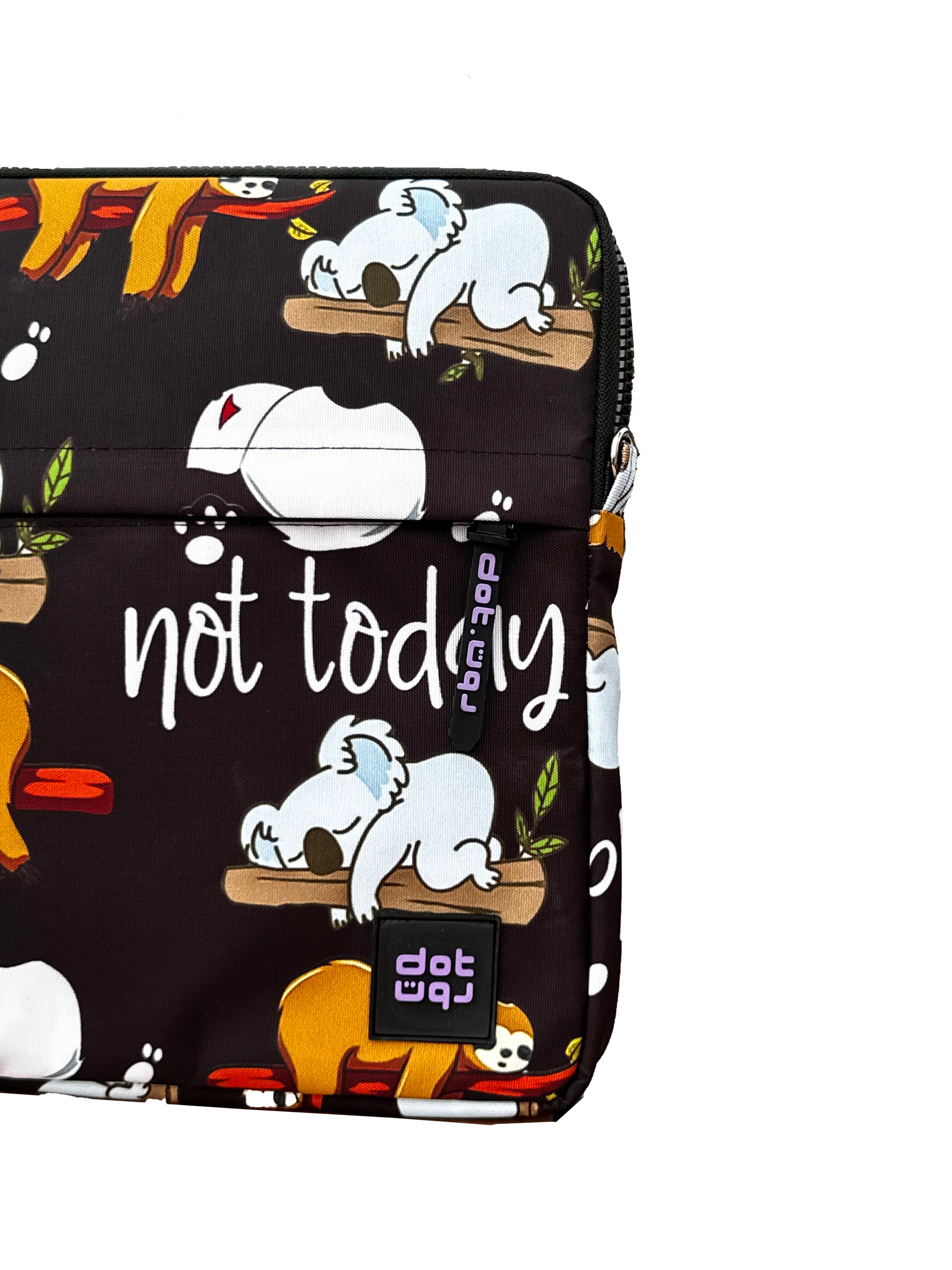 lazy 15.6 inch laptop sleeve - dotgallery
