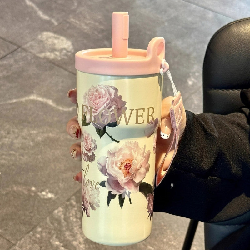 vacuum cup flower in pink