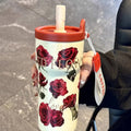vacuum cup flower in red