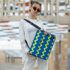 Electric Waves 15.6 inch Laptop Sleeve - dotgallery