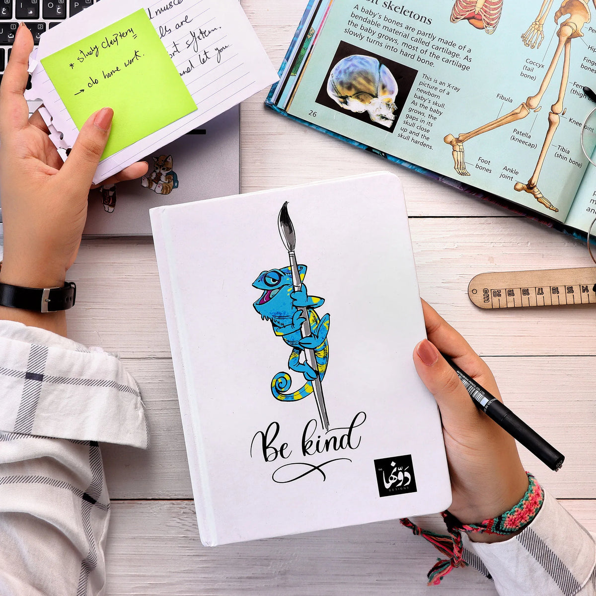 Blue Chameleon | SafeZone Notebook - dotgallery