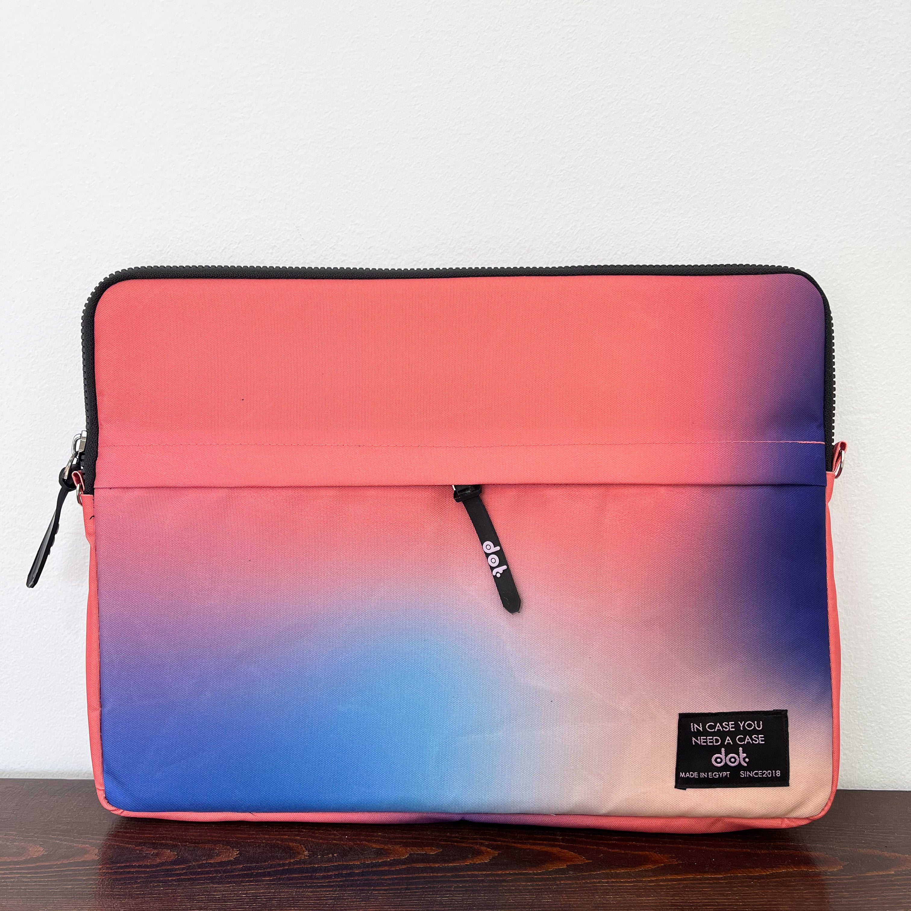 Gradient glow in Pastel harmony 13 inch Laptop Sleeve - dotgallery