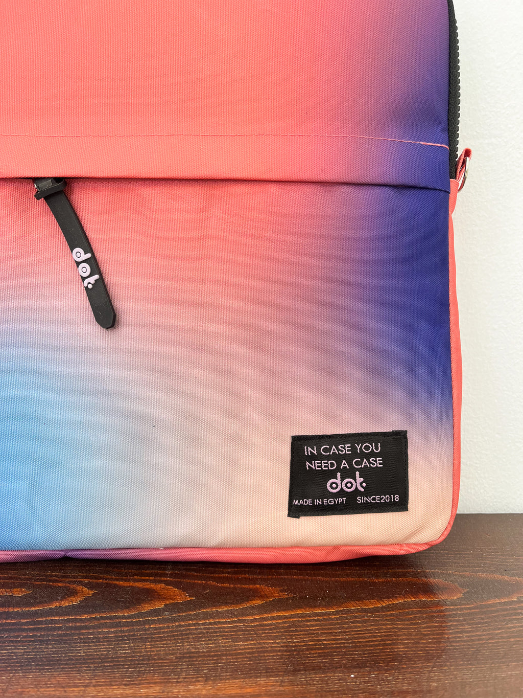 Gradient glow in Pastel harmony 13 inch Laptop Sleeve - dotgallery