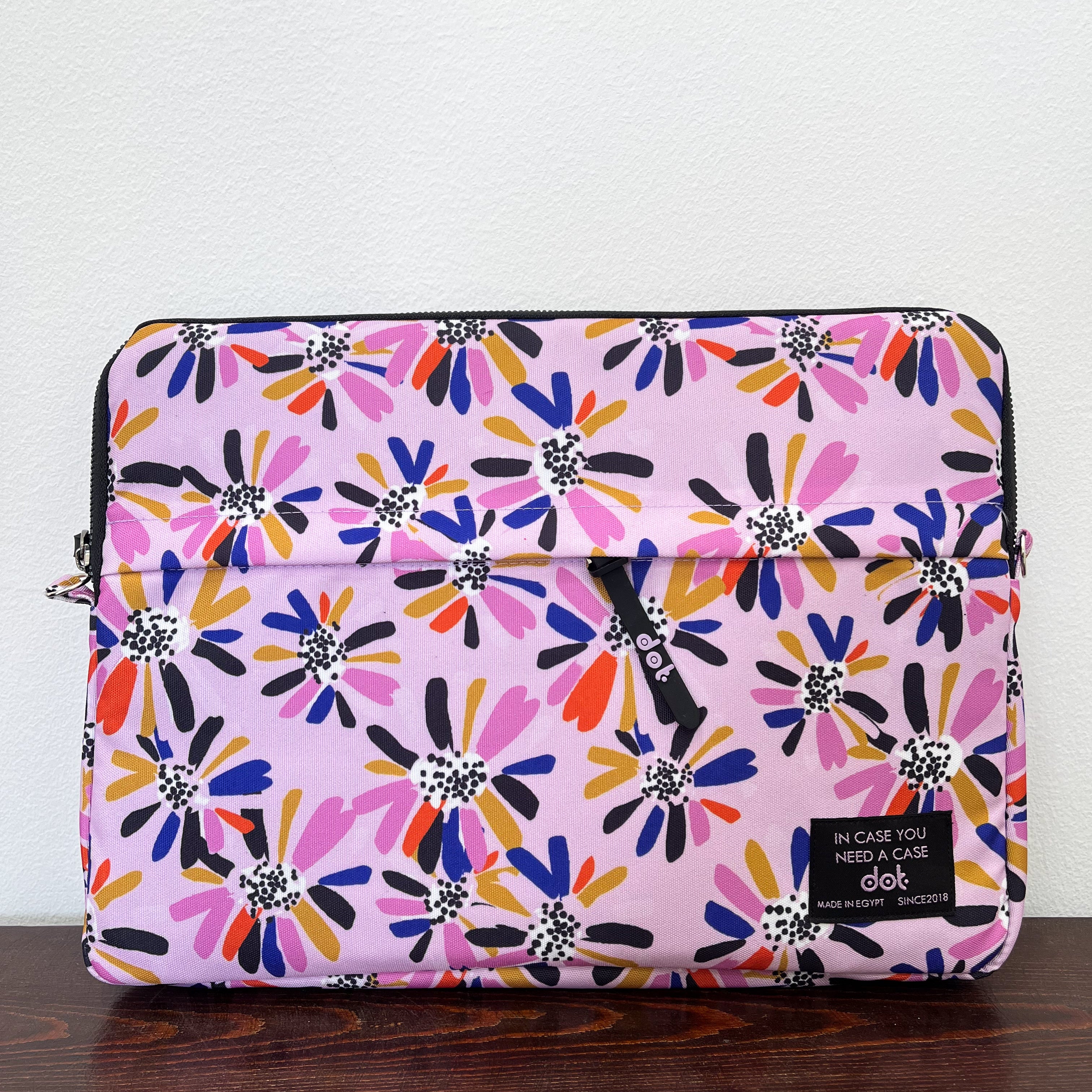 Wildflower in pink 13 inch Laptop Sleeve - dotgallery
