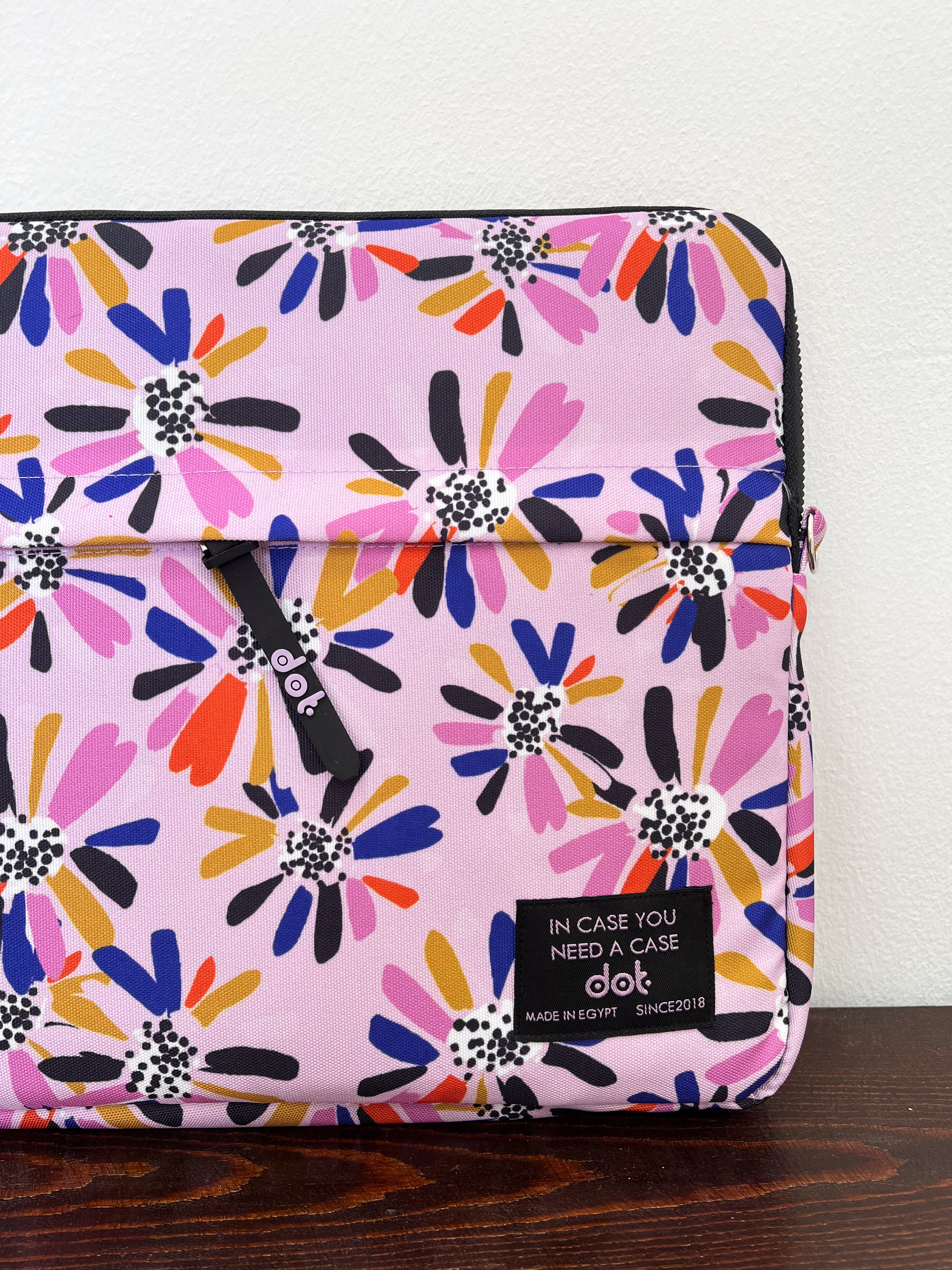 Wildflower in pink 13 inch Laptop Sleeve - dotgallery