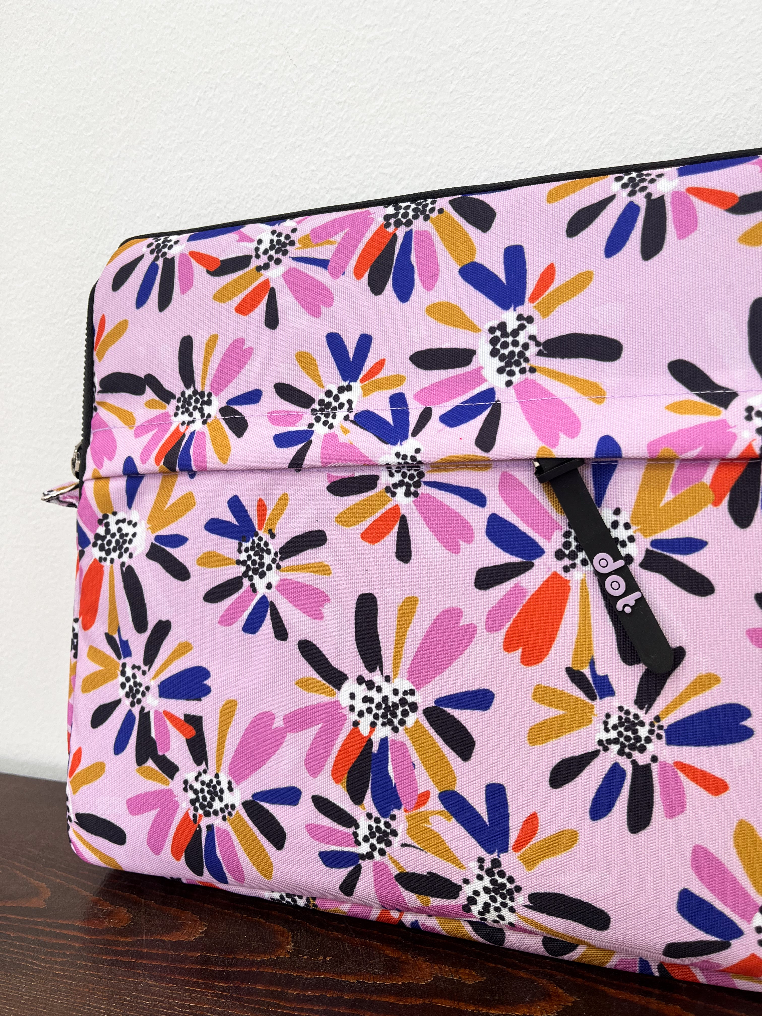 Wildflower in pink 13 inch Laptop Sleeve - dotgallery