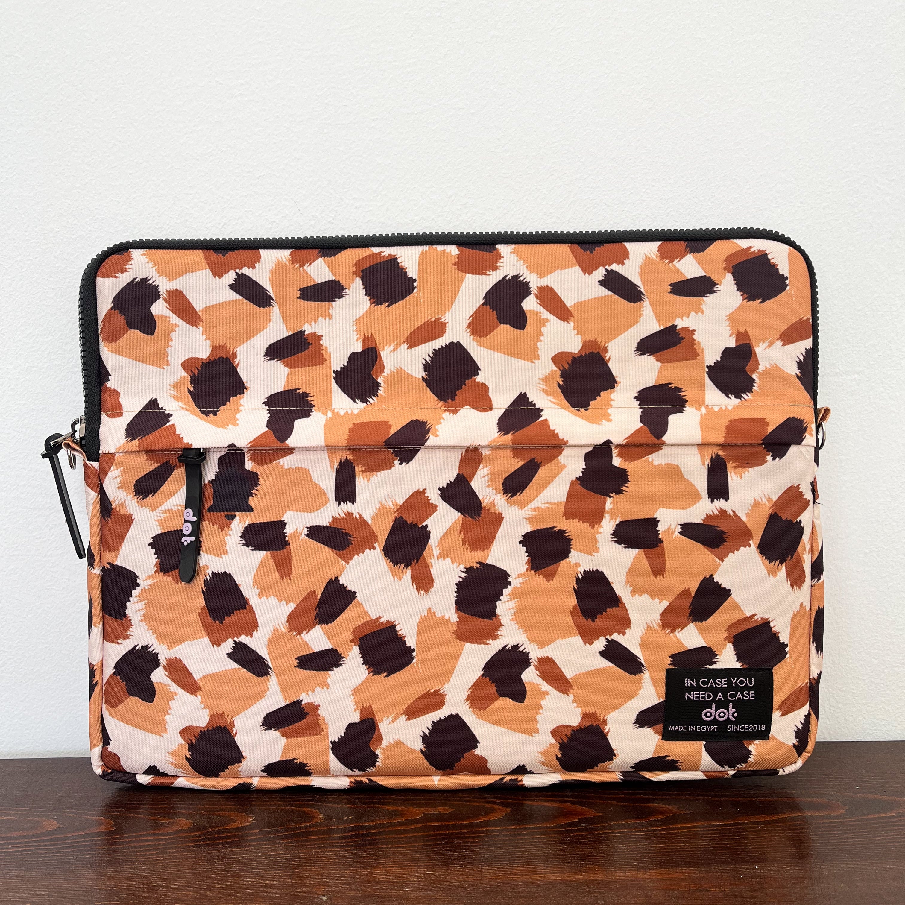 Leopard print 15.6 inch Laptop Sleeve - dotgallery