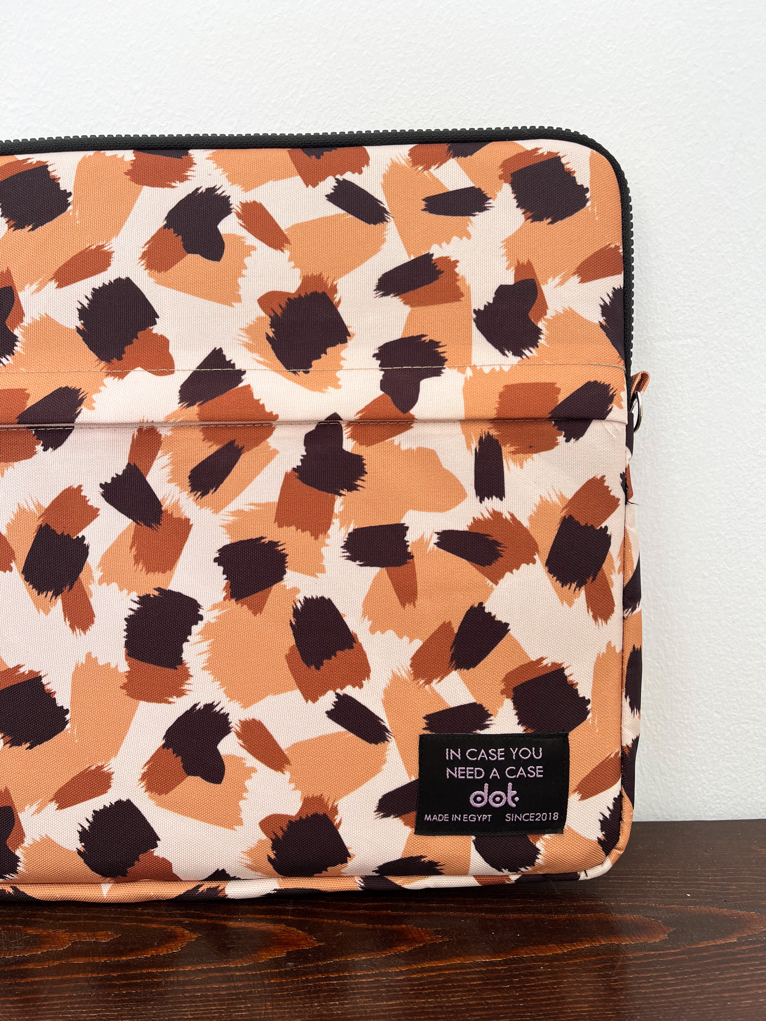 Leopard print 15.6 inch Laptop Sleeve - dotgallery