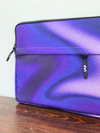 Gradient glow in Purple monochrome 13 inch Laptop Sleeve - dotgallery