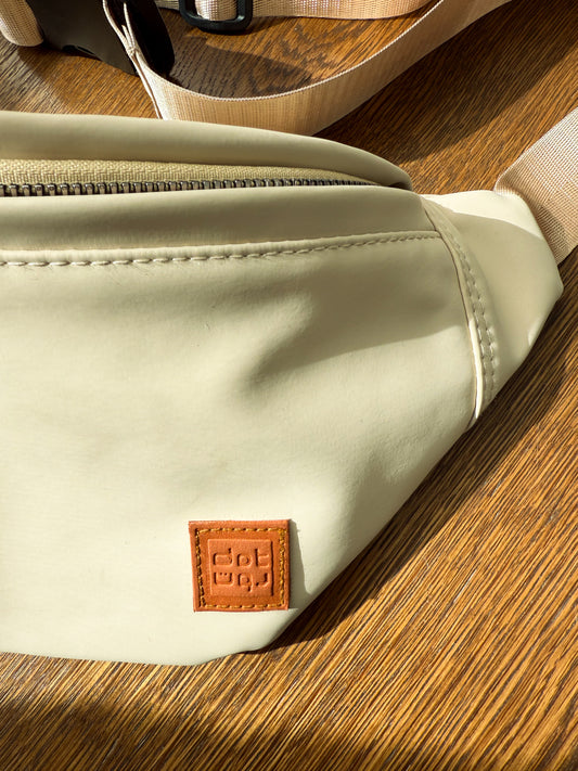 off white waist bag