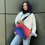Gradient glow in Sunset hues 13 inch Laptop Sleeve - dotgallery