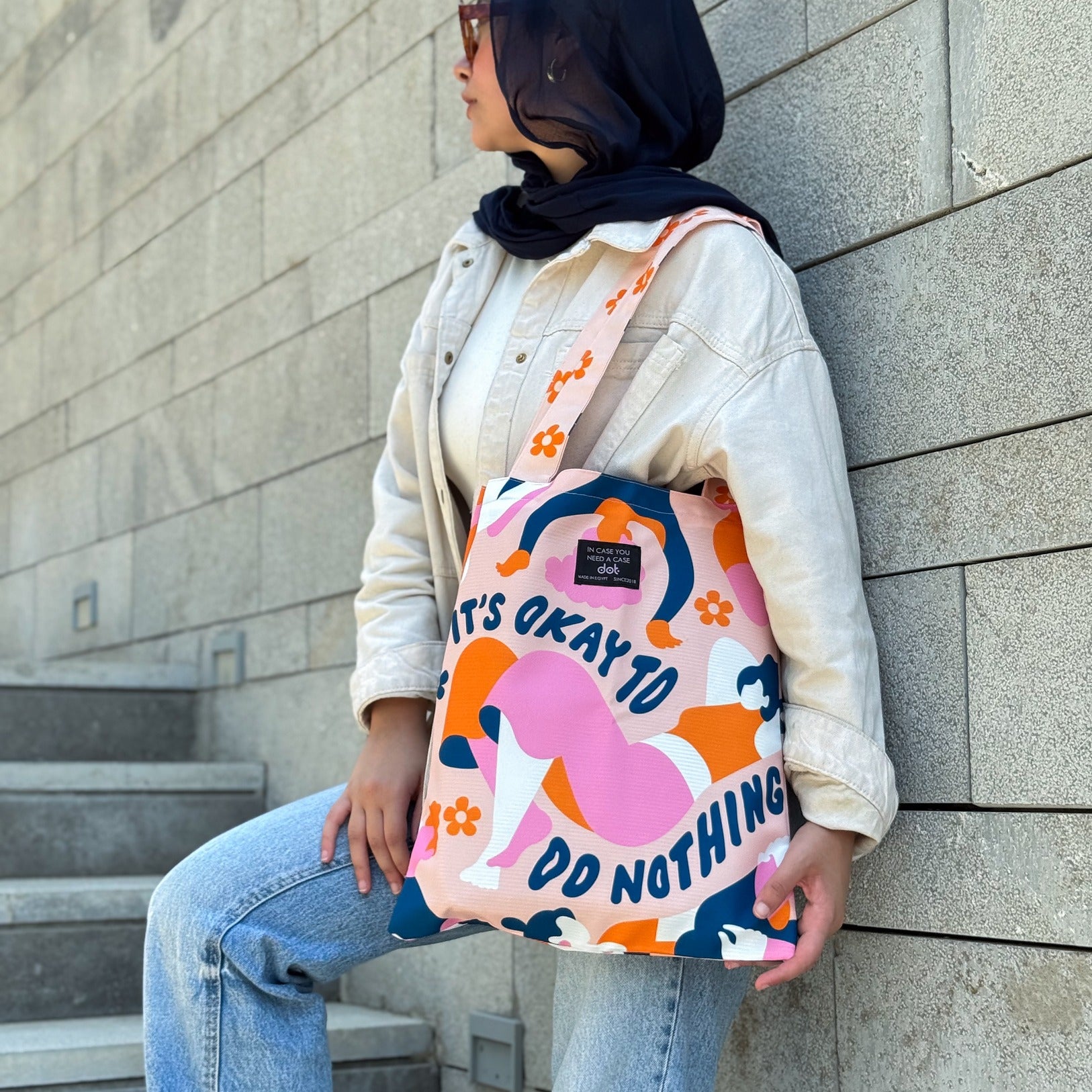 Do Nothing Tote Bag - dotgallery