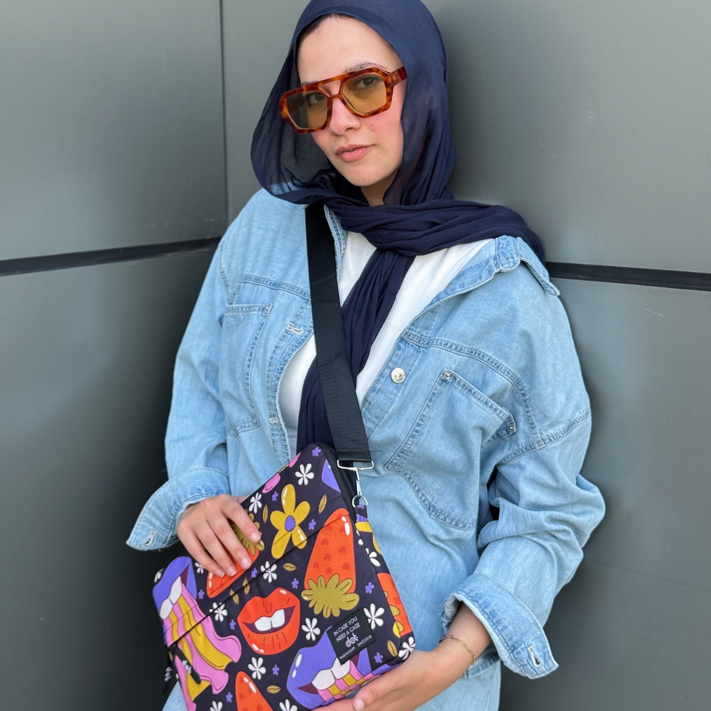 Pop explosion in black 13 inch Laptop Sleeve