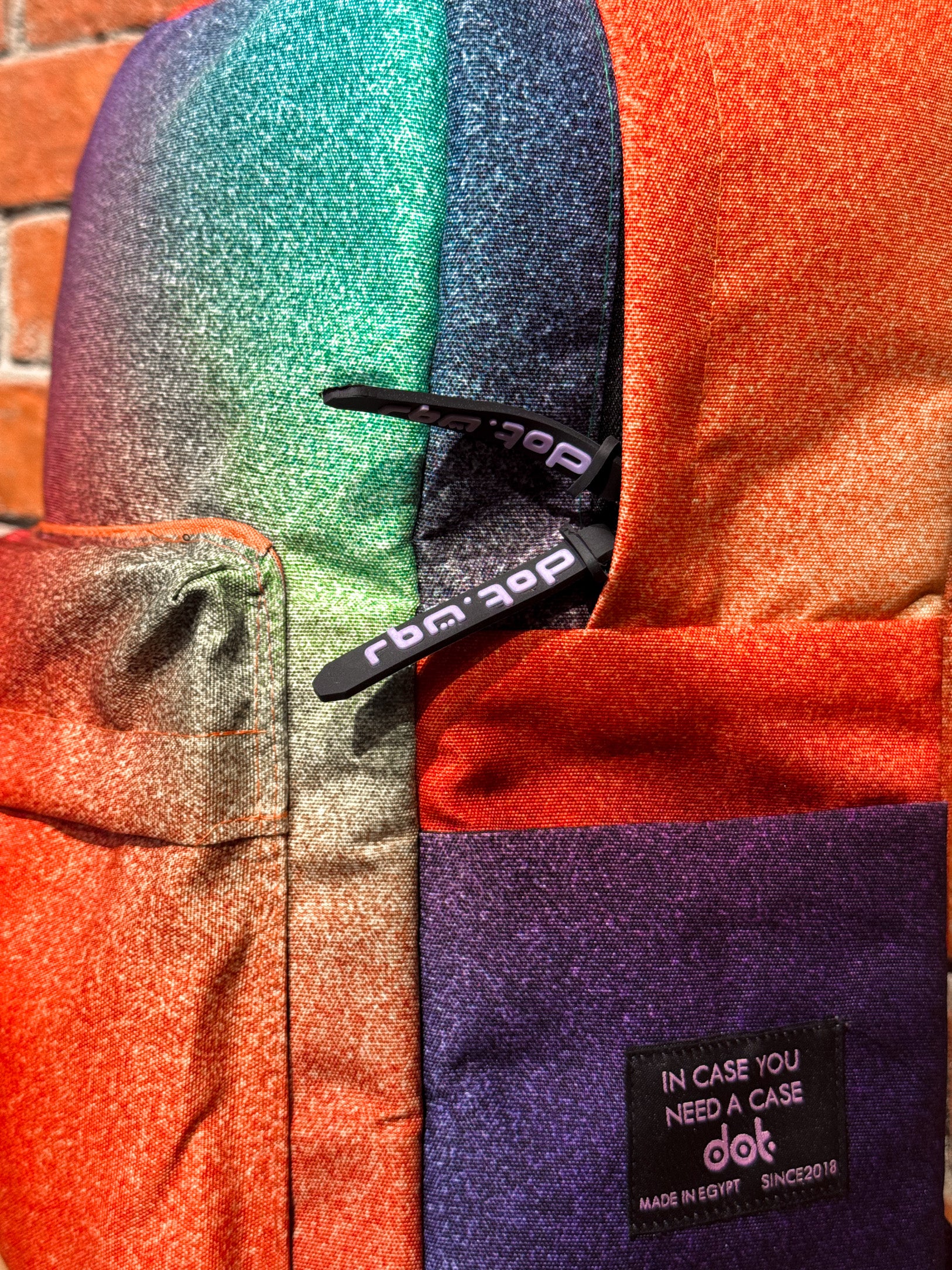 Gradient Glow In Colors Backpack - dotgallery