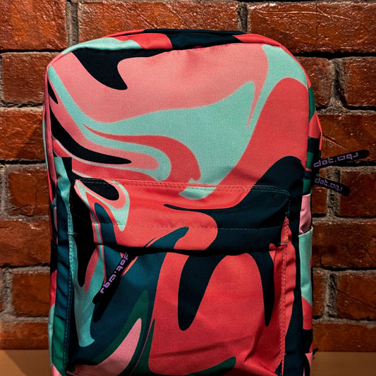 Marbled Abstract Colors Backpack