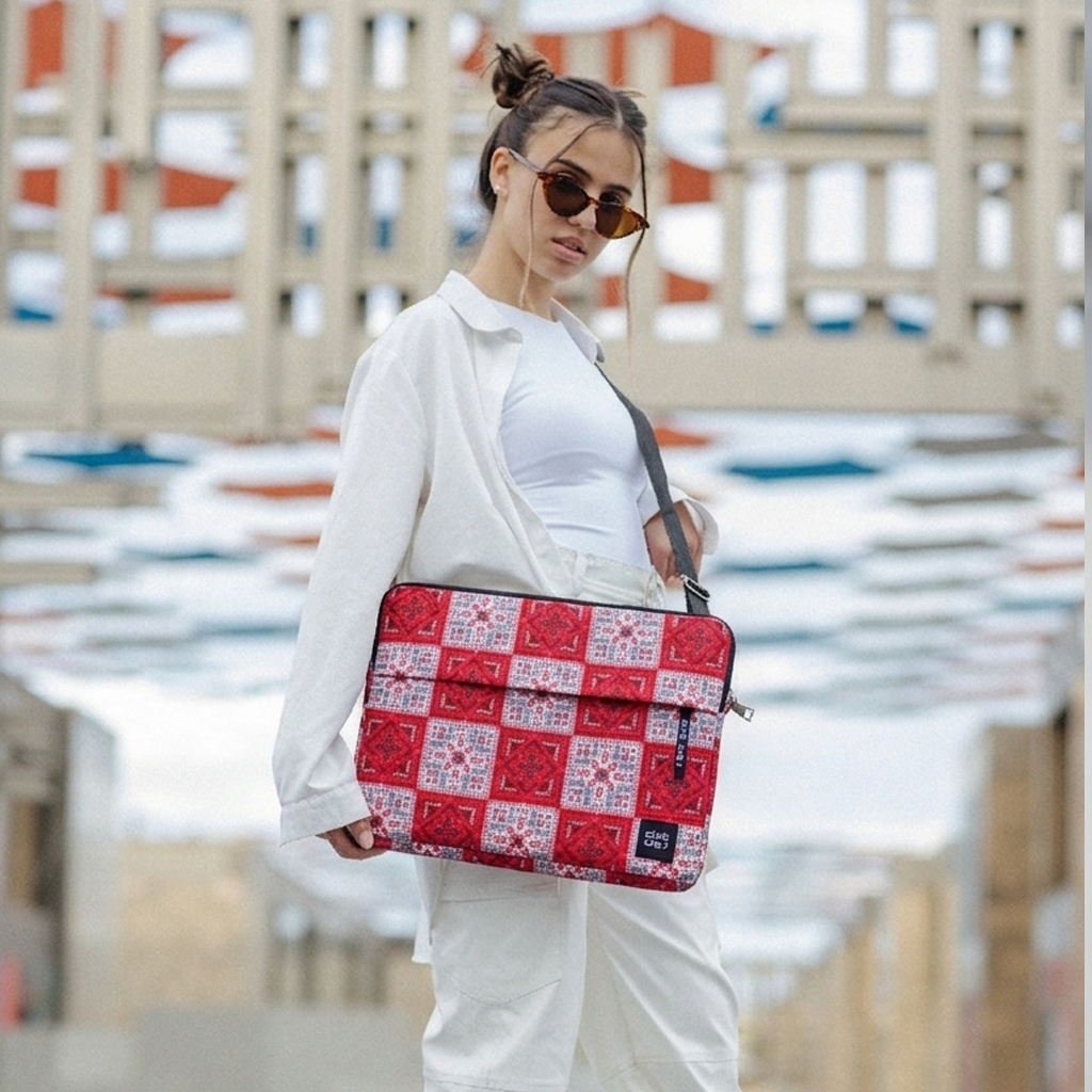 Palestinian Heritage – Red Edition 15.6 inch Laptop Sleeve - dotgallery