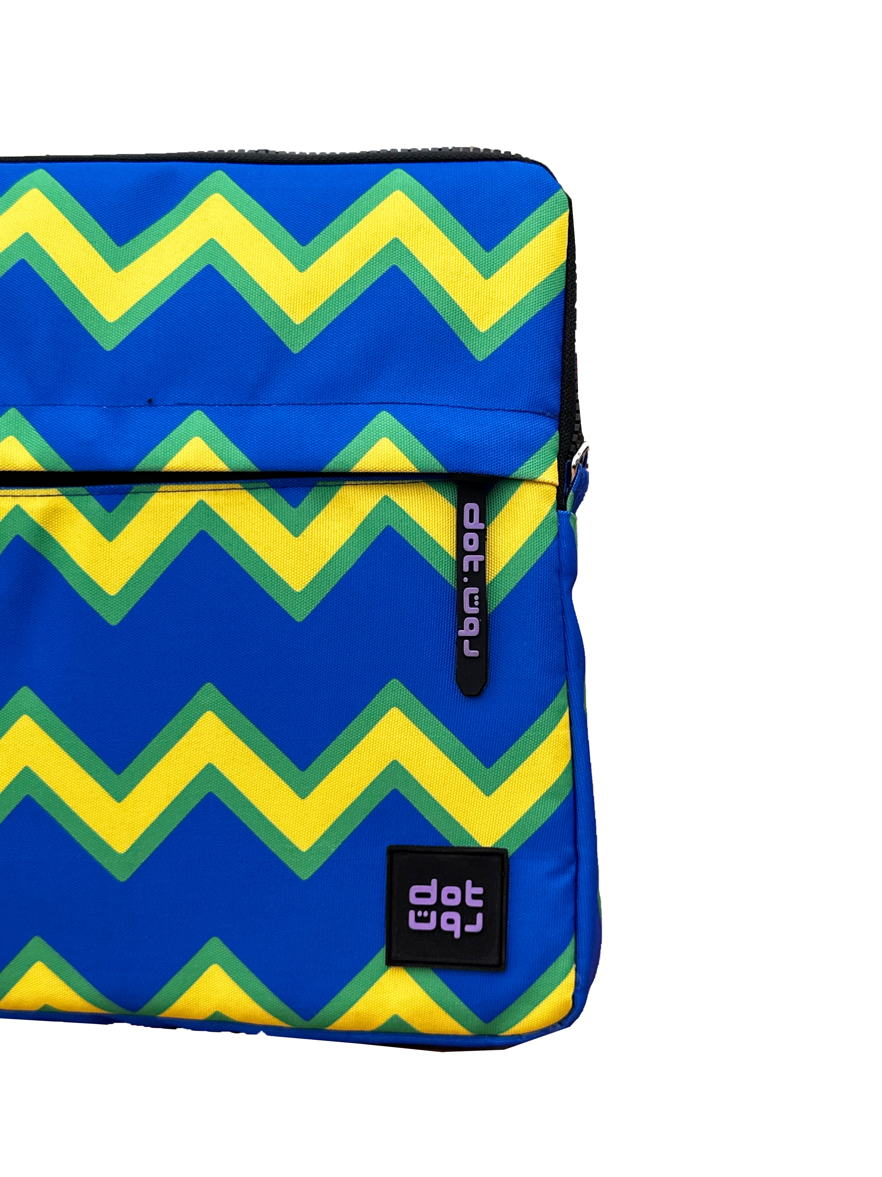 Electric Waves 15.6 inch Laptop Sleeve - dotgallery