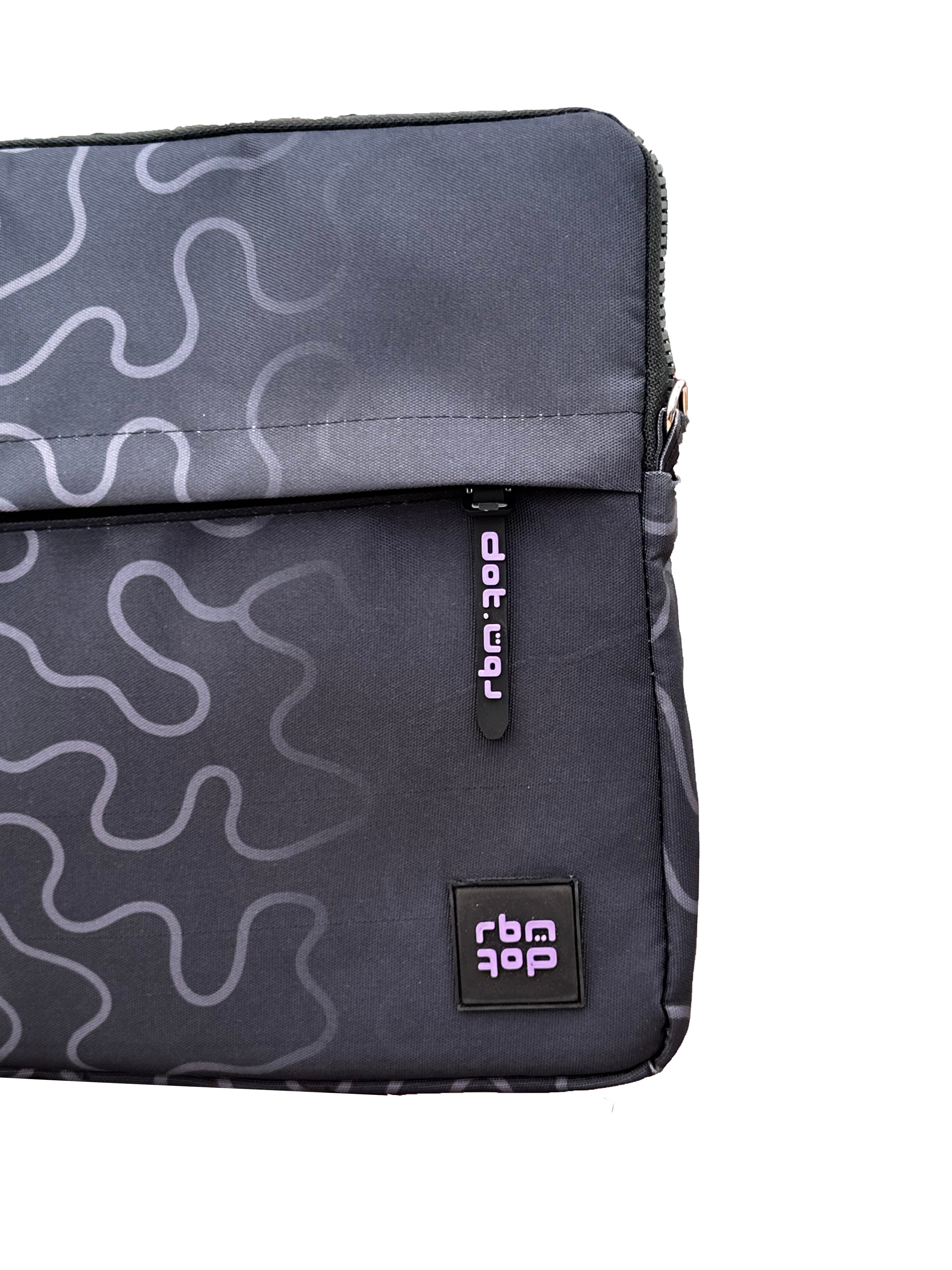 Midnight Doodles 15.6 inch Laptop Sleeve - dotgallery