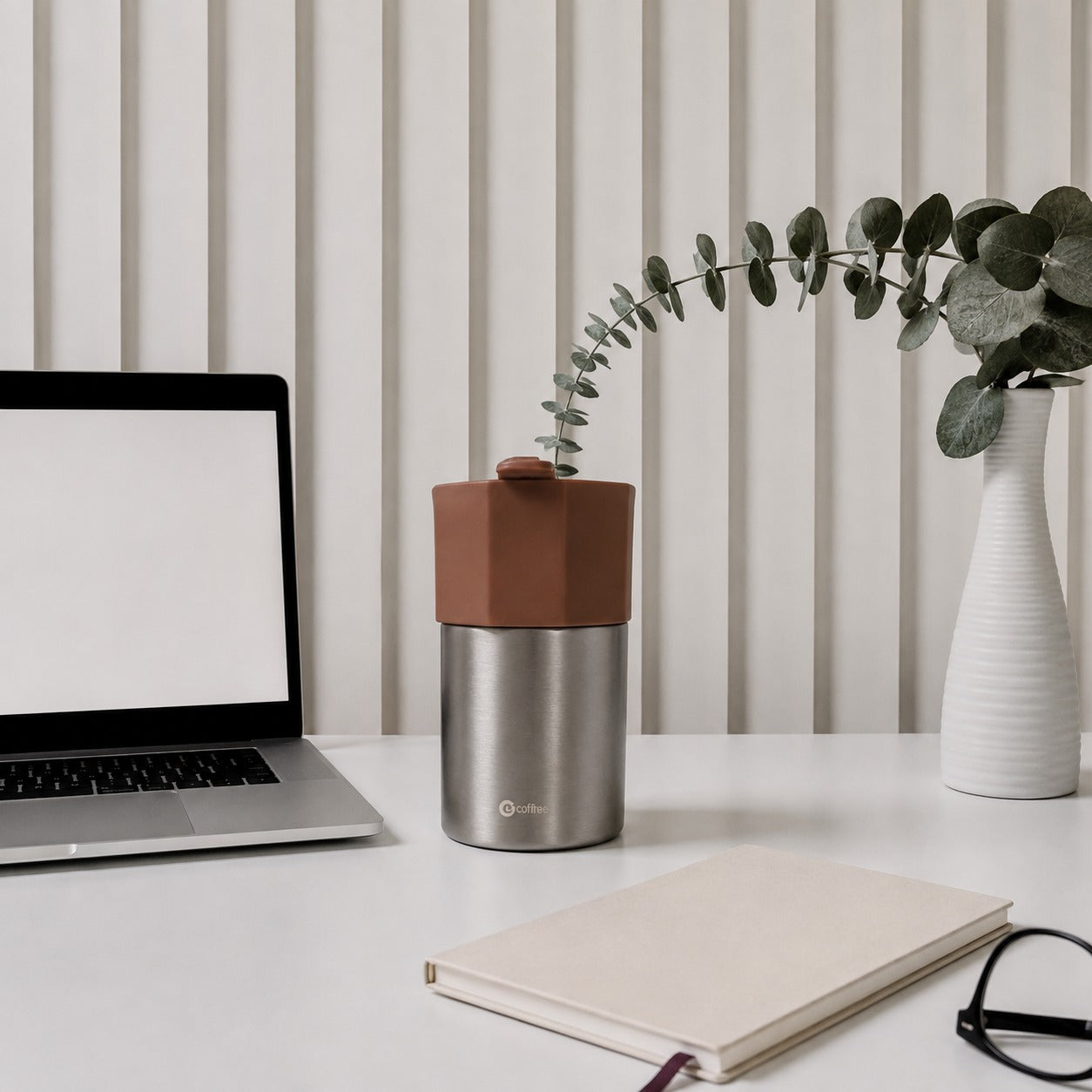 brown Travel Mug