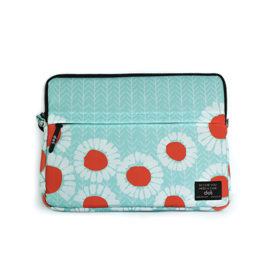 White Flower 15.6 inch  Laptop Sleeve